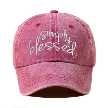 Elora Embroidered Letter Cap